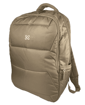 MOCHILA KLIP XTREME PARA NOTEBOOK – MONACO – BRONCE – HASTA 15.6″