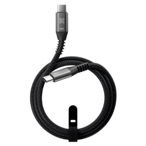 CABLE KLIP XTREME USB-C MACHO a USB-C MACHO 6 PIES (1.8m) CARGA RAPIDA 60W 480 MBPS