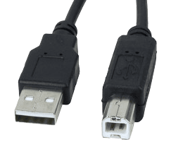 CABLE XTECH USB 2.0 PARA IMPRESORA 6 PIES (1.83 METROS) – NEGRO