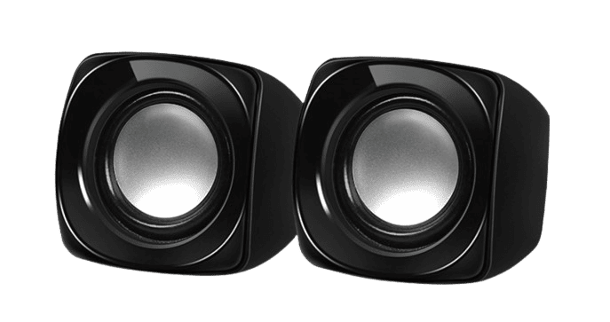 PARLANTES ALÁMBRICOS PC 2.0 EZMI 6W USB 5V NEGRO
