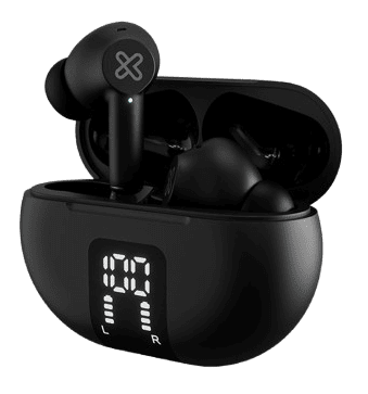 AUDIFONO + MICROFONO KLIP XTREME BLUETOOTH IN EAR EDGE BUDS – NEGRO