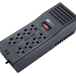 REGULADOR DE VOLTAJE EZ POWER 1200VA/600W 8 TOMAS + 2 USB 120V