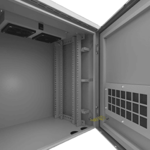 GABINETE FIJO NEXXT PARA EXTERIORES 9U IP55 4 POSTES