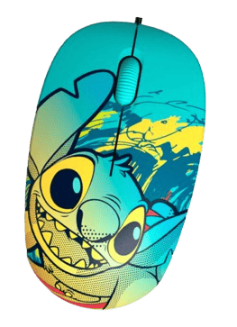 MOUSE XTECH ALAMBRICO DISNEY STICH USB – AZUL