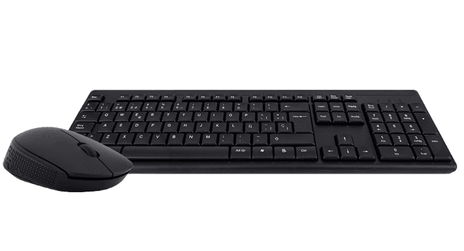 TECLADO + MOUSE EZMI INALAMBRICO – NEGRO