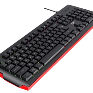 TECLADO EZMI ALAMBRICO GAMER RETROILUMINADO USB – NEGRO