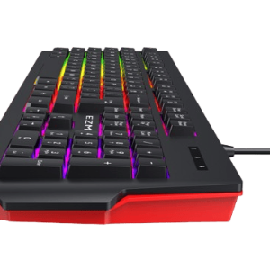 TECLADO EZMI ALAMBRICO GAMER RETROILUMINADO USB – NEGRO