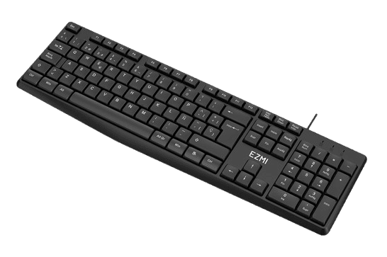 TECLADO EZMI ALAMBRICO USB – NEGRO