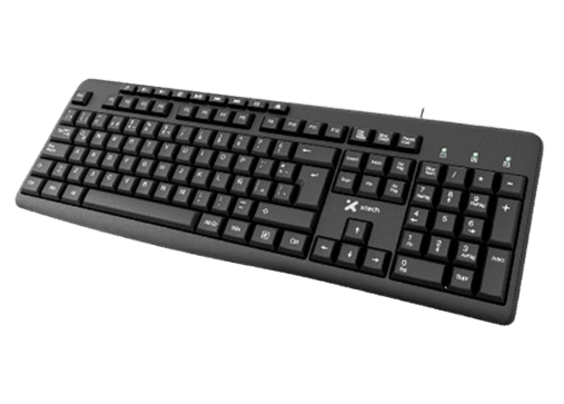 TECLADO XTECH ALAMBRICO USB MULTIMEDIA