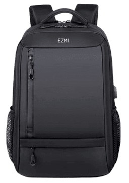 MOCHILA EZMI PARA NOTEBOOK 15.6″ LÍNEA EZ PRIME DISEÑO ELEGANTE NEGRA